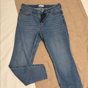Abercrombie & Fitch Light Blue Straight Leg Jeans